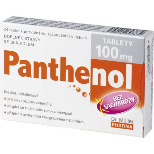 Dr. Müller Panthenol 100 mg - Пантенол 100 мг таблетки 24